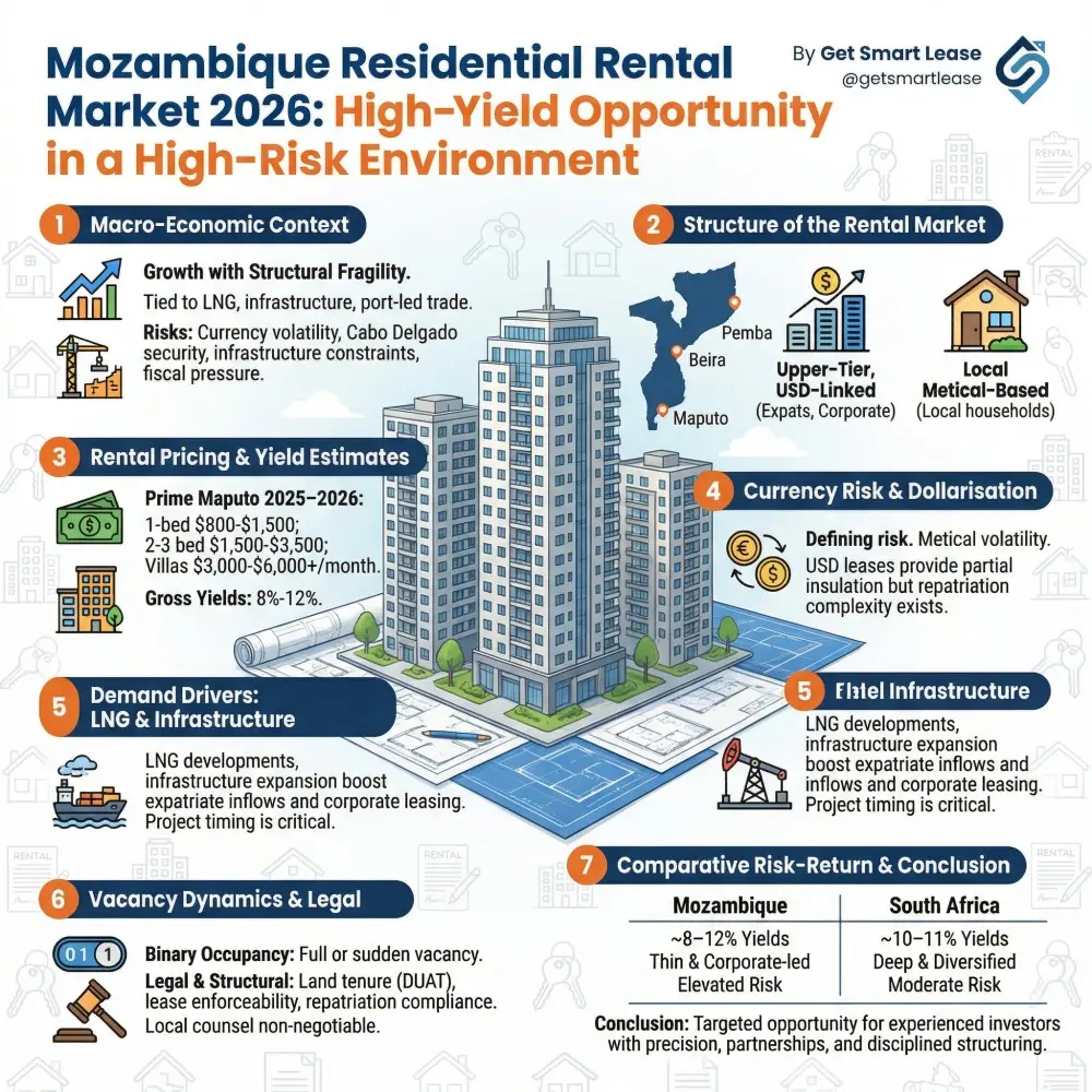 Mozambique Residential Rental Market 2026: High-Yield Opportunity in a High-Risk Environment