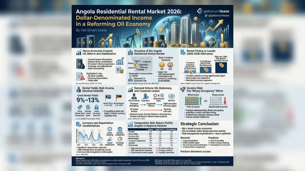 Angola Residential Rental Market 2026: Dollar-Denominated Income in a Reforming Oil Economy