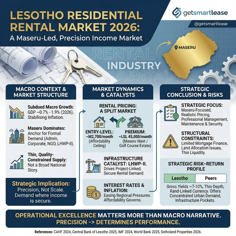 Lesotho Residential Rental Market 2026: A Maseru-Led, Precision Income Market