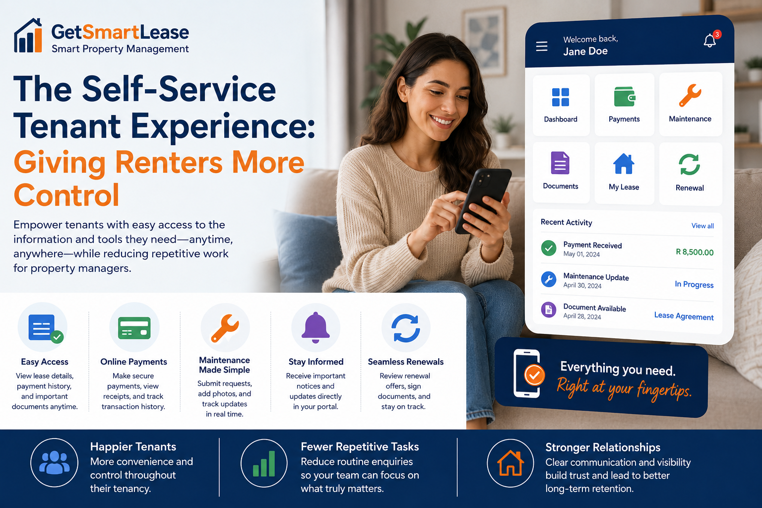 The Self-Service Tenant Experience: Giving Renters More Control Without Losing the Human Touch