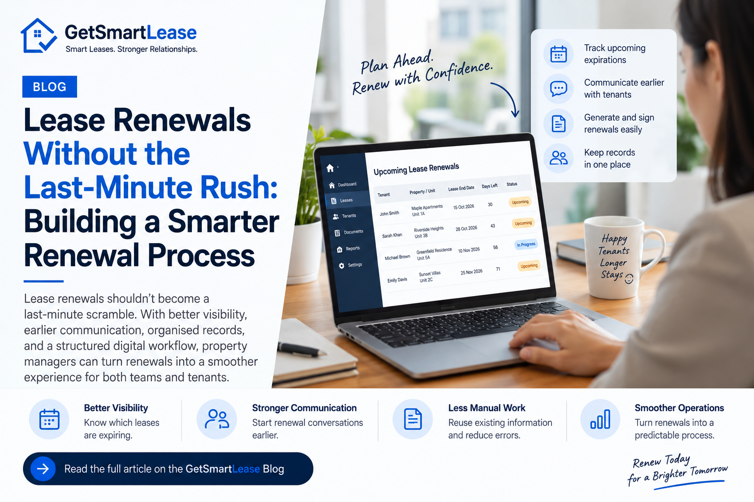 Lease Renewals Without the Last-Minute Rush: Building a Smarter Renewal Process